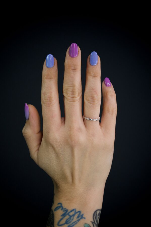 BLOSSOM Ring Nahaufnahme von einem Blümchen Ring aus Silber