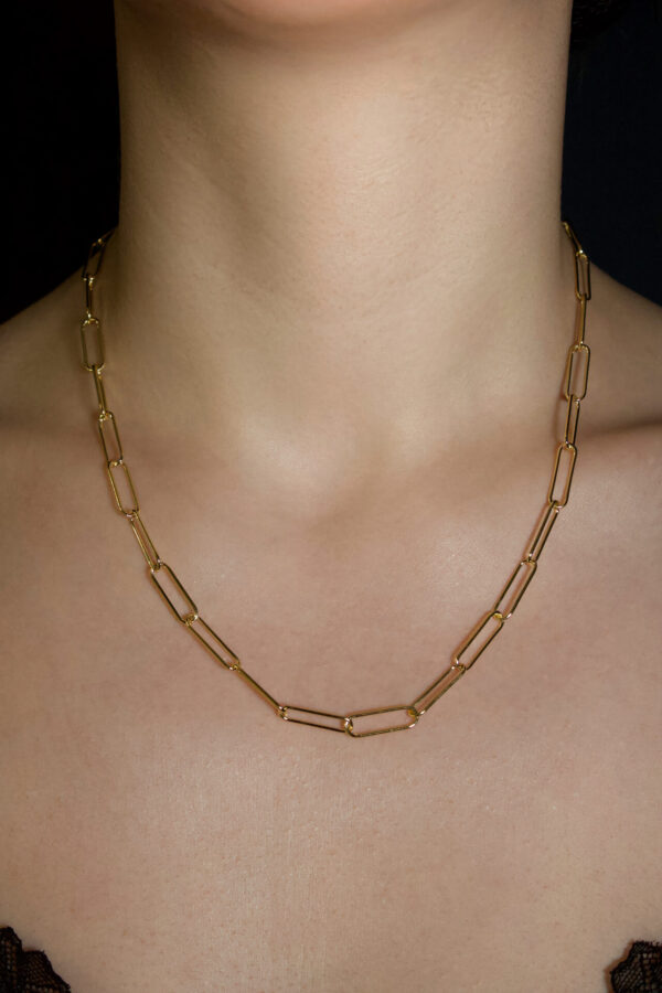 Halskette CORN Gold Nahaufnahme von der Halskette CORN aus 585 Gold