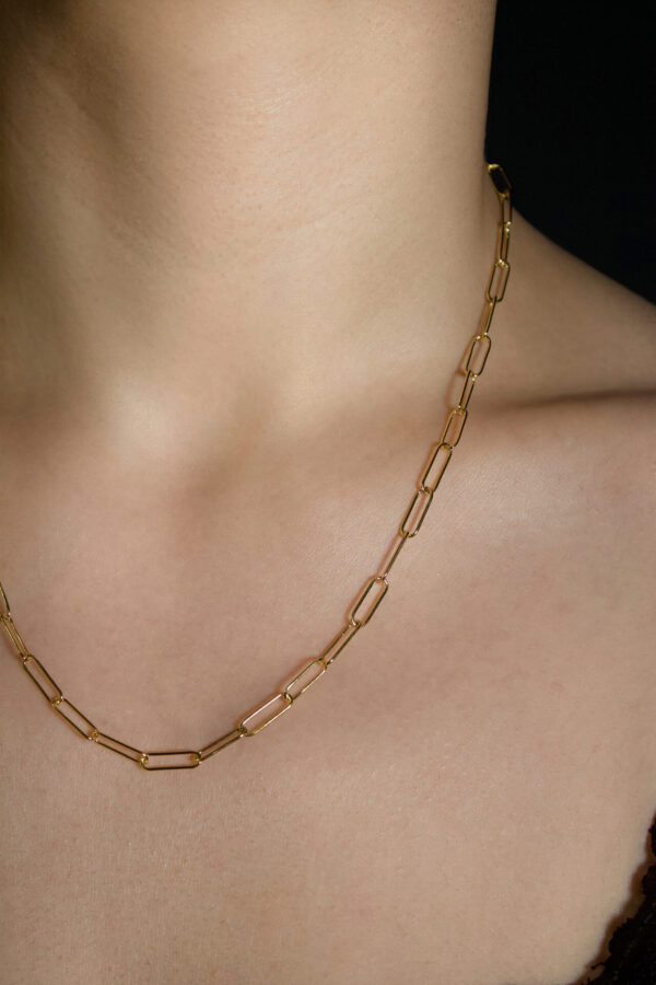 Halskette CORN Mini Gold Nahaufnahme von der Halskette CORN Mini aus 585 Gold