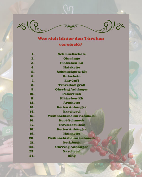 Adventskalender 2025 Adventskalender 2025