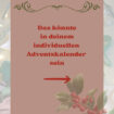 Adventskalender 2025